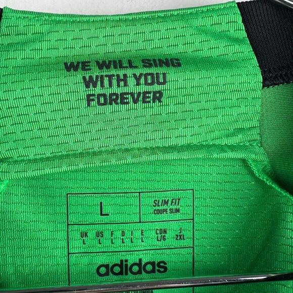 2023/24 Adidas Aeroready Austin FC MLS Soccer Jersey Mens L  Yeti Green & Black - Picture 5 of 9